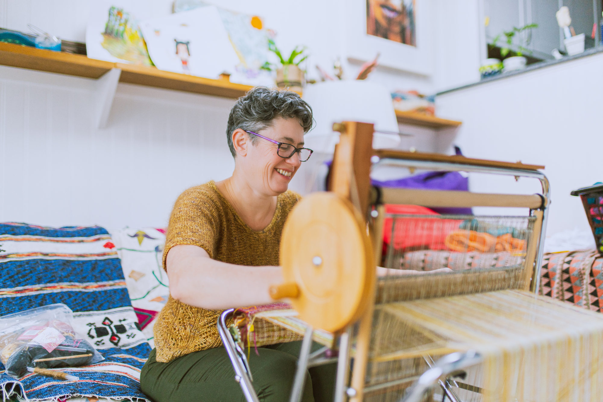 Brand Shoot of Yarn designer Rachael Prest